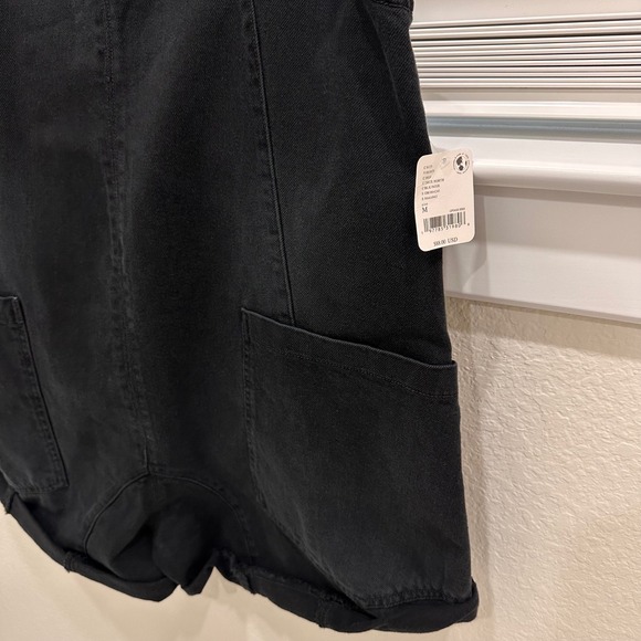 NEW We The Free High Roller Shortall Black True North Relaxed Oversized Boho M‎ - Picture 4 of 6